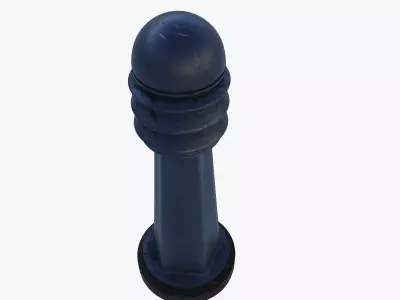 Metal Street Obstacle 3D model