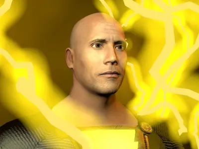 Black Adam Rock 3d Model Download  3D model