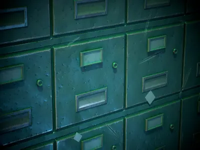 Filing Cabinet - VOL 01 - Substance designer Texture