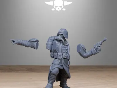 GrimGuard Rocketeers 3D print model