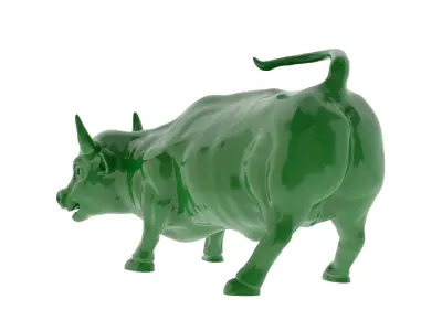 Wall Street Bull 3D Print 3D print model
