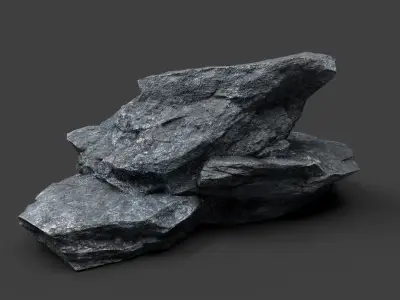 Rock 7-9 Low-poly 3D model purchase