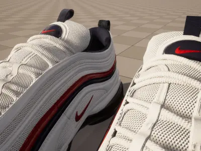 Air Max 97 Nike Low-poly 3D model
