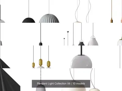 Pendant Light Collection 06 3D Model Pack