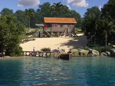 Island-House-Casa-Ilha-Pescador-Fishers 3D model
