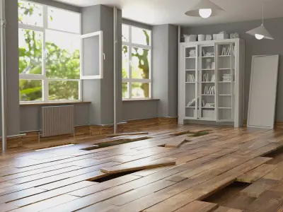 Interior Room 3D Model Low-poly 3D model