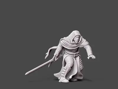 Dark adept - 35 mm scale 3D print model