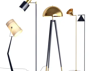 Collection of Floor Lamps  3D model