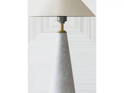 TITANO IVORY PARCHMENT TABLE LAMP 3D model