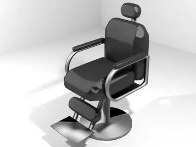 Barber Equipment - Chair 3D model
