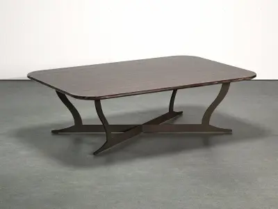 Richard Coffee Table Marble 90 and 120x80 3D model