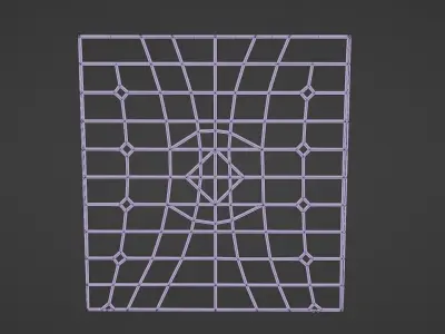 A 3D DOOR FENCE DESIGN Free 3D model