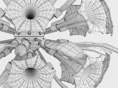 822120 Ciglio Lightstar Chandelier 3D model