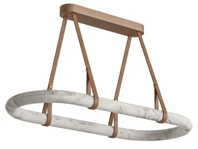 Odda Hanging Light by HOLLY HUNT 3D model