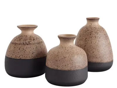 Artistic decorative ceramic vases 3D model