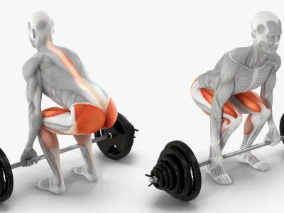  Male Muscular System Deadlift Anatomy 
