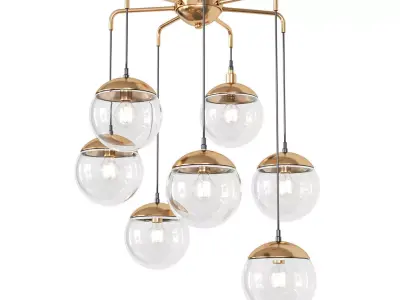BUBBLES Chandelier 3D model