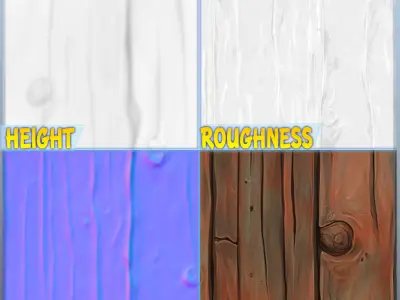 Stylized Wood Floor Seamless Texture Texture get