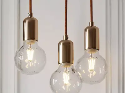 Nordic LED Pendant Light 3D model