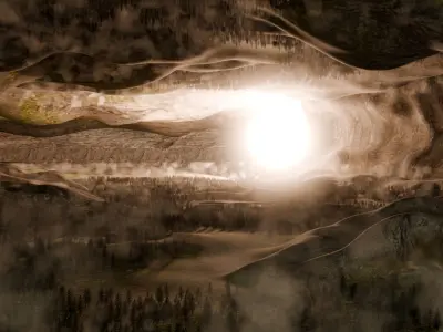 Hollow Cave Free 3D model