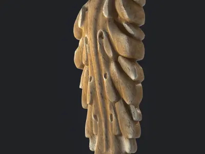 Carving wood 3D print model