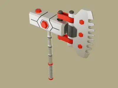 Sci Fi Hammer 04 3D print model