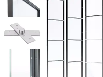 pivot  door 3D model