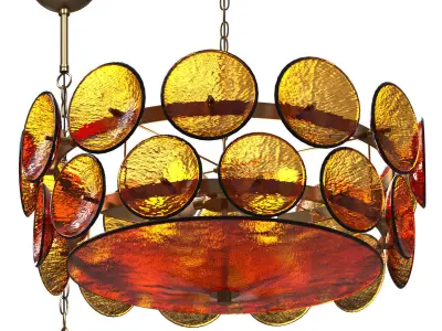 Lorenzo Chandelier by Soho Home 3D model