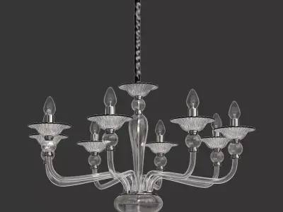 Pendant lamp ideal lux Casanova SP12 3D model