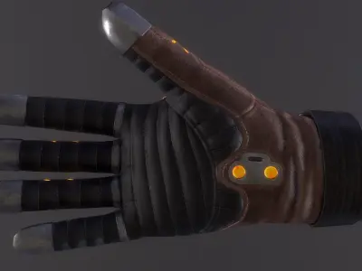 SciFi Glove - Searcher Low-poly 3D model