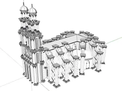 Architecture-Religion-God-Culture-Temple -0209 3D model