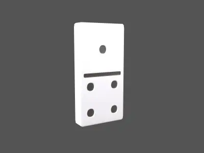 Dominoes V2 Pack 01 Low-poly 3D model