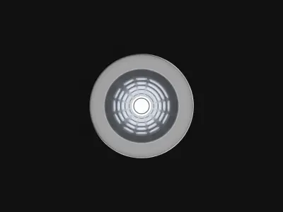 Small Desk Light Low-poly 3D model