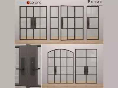 Rehme steel doors 3 3D model