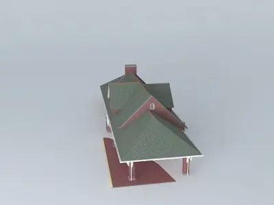 Wausau depot House Free 3D model