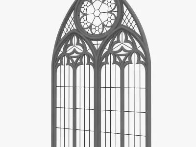  Gothic window 3D model
