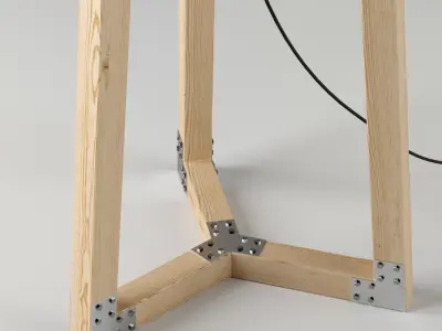 Modern stand light 3D model