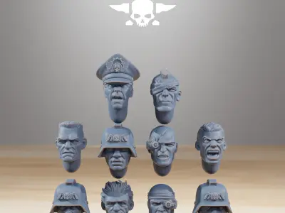 GrimGuard Combatants  3D print model