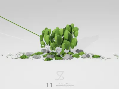 Birch Tree Free low-poly 3D model