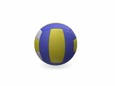  Generic Volleyball Ball Low-poly PBR 