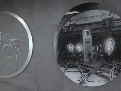 metro hall 3d model 3D model