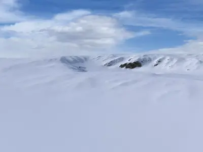 Snow Mountain 02 Low-poly 3D model purchase