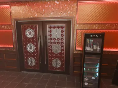 VIP room at a nightclub 3D model