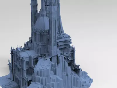 Hutt Gangster Palace 1 Gangster facility 3D model