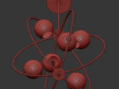 Axol Chandelier 3D model