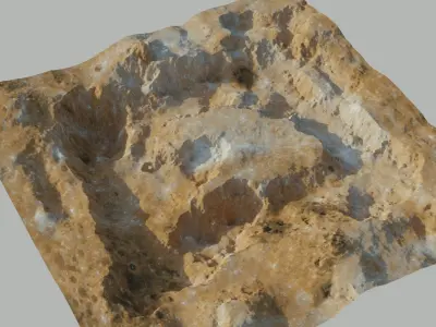 Planet Surface 3D model 3D model