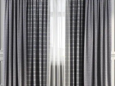 Curtain Set 136 3D model