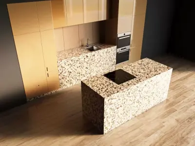 9-Kitchen9 glossy 1 3D model