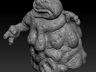 Twilight Zone Doomsday Creature 3D print model