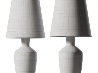Form Studies Ceramic Table Lamp 3D model